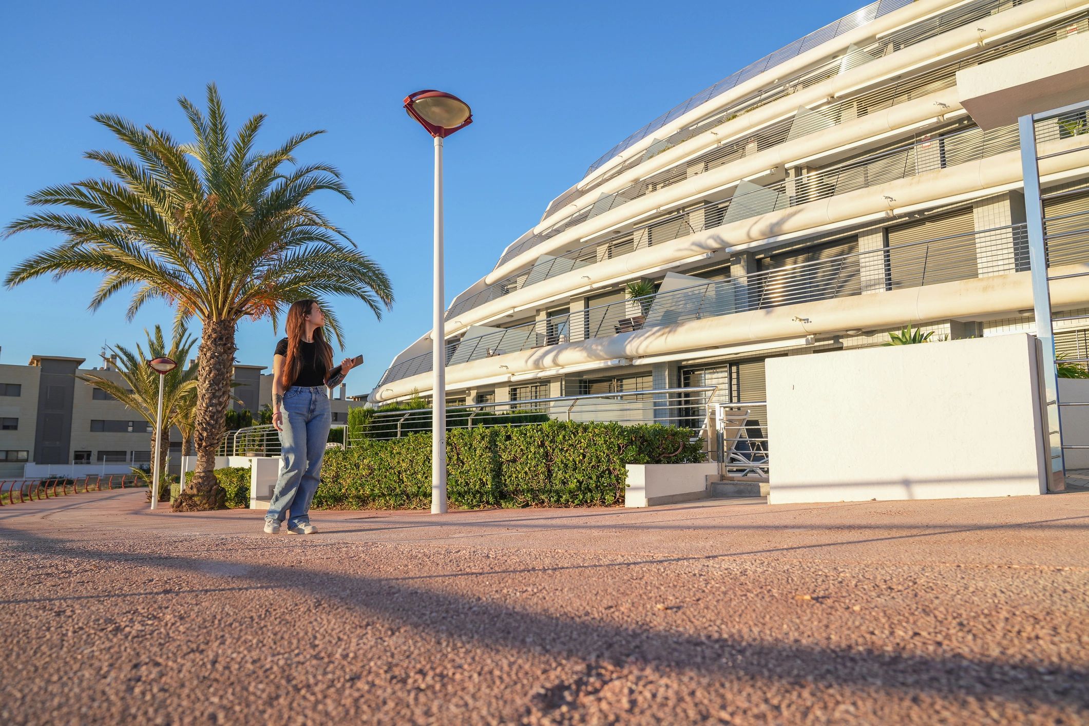 Holiday setting in Sunny Beach for mobility scooter delivery service